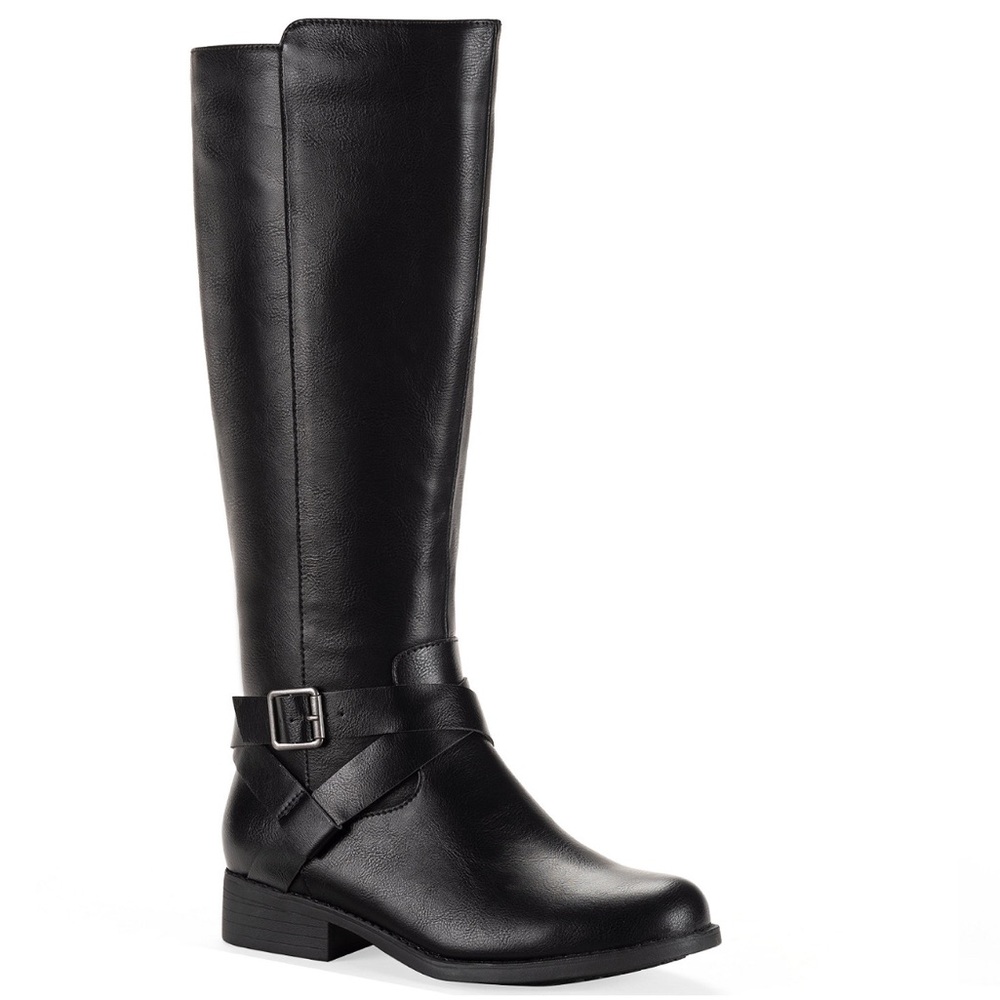 Style & Co. Black Heeled Boots
